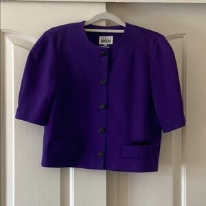 LESLIE FAY PETITE Purple Women’s Jacket